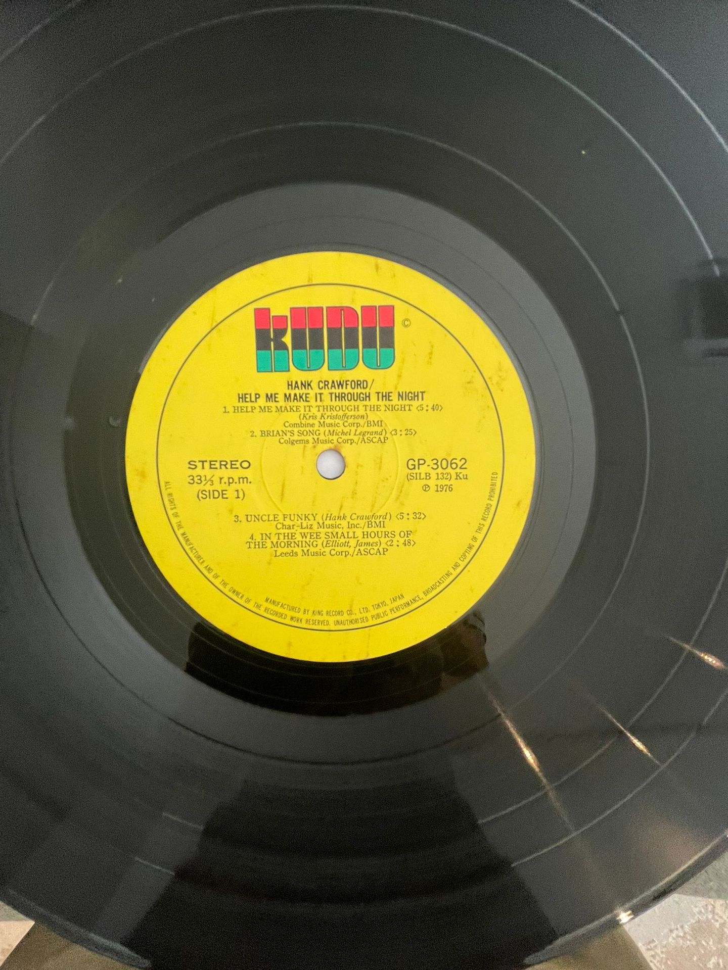Hank Crawford - Help Me Make It Through The Night | Kudu (GP-3062) - 5