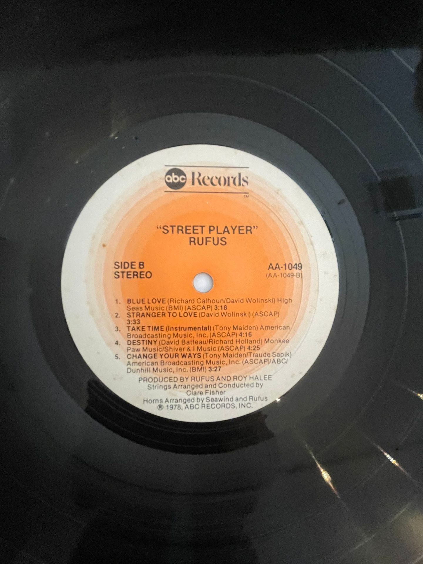 Rufus & Chaka Khan - Street Player | ABC Records (AA-1049) - 4