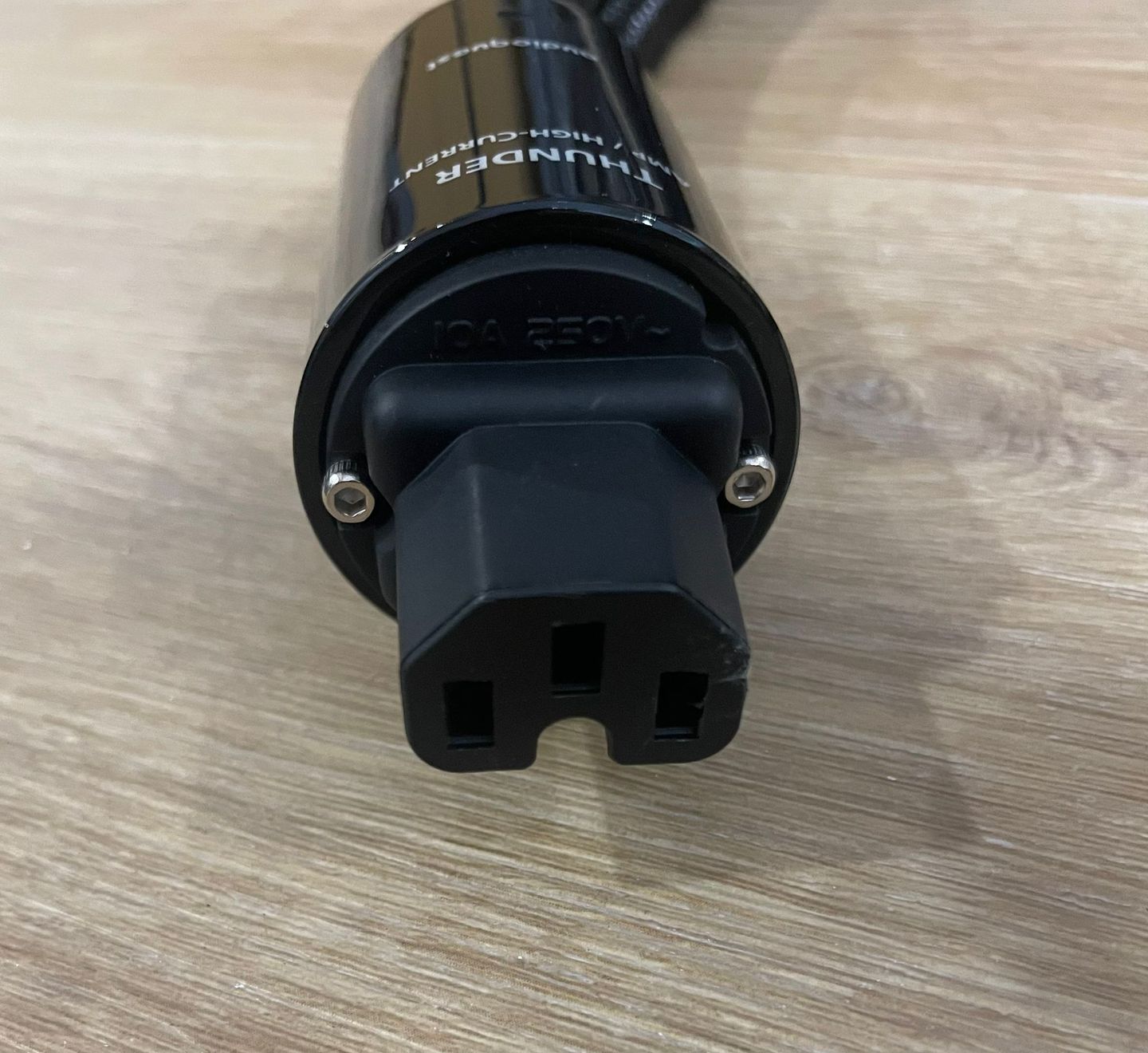 Audio Quest - Audio Quest Thunder High (variable) Current 1 Meter Power Cord - C-15, Europe Plug - 2 Audio Quest - Audio Quest Thunder High (variable) Current 1 Meter Power Cord - C-15, Europe Plug - 2