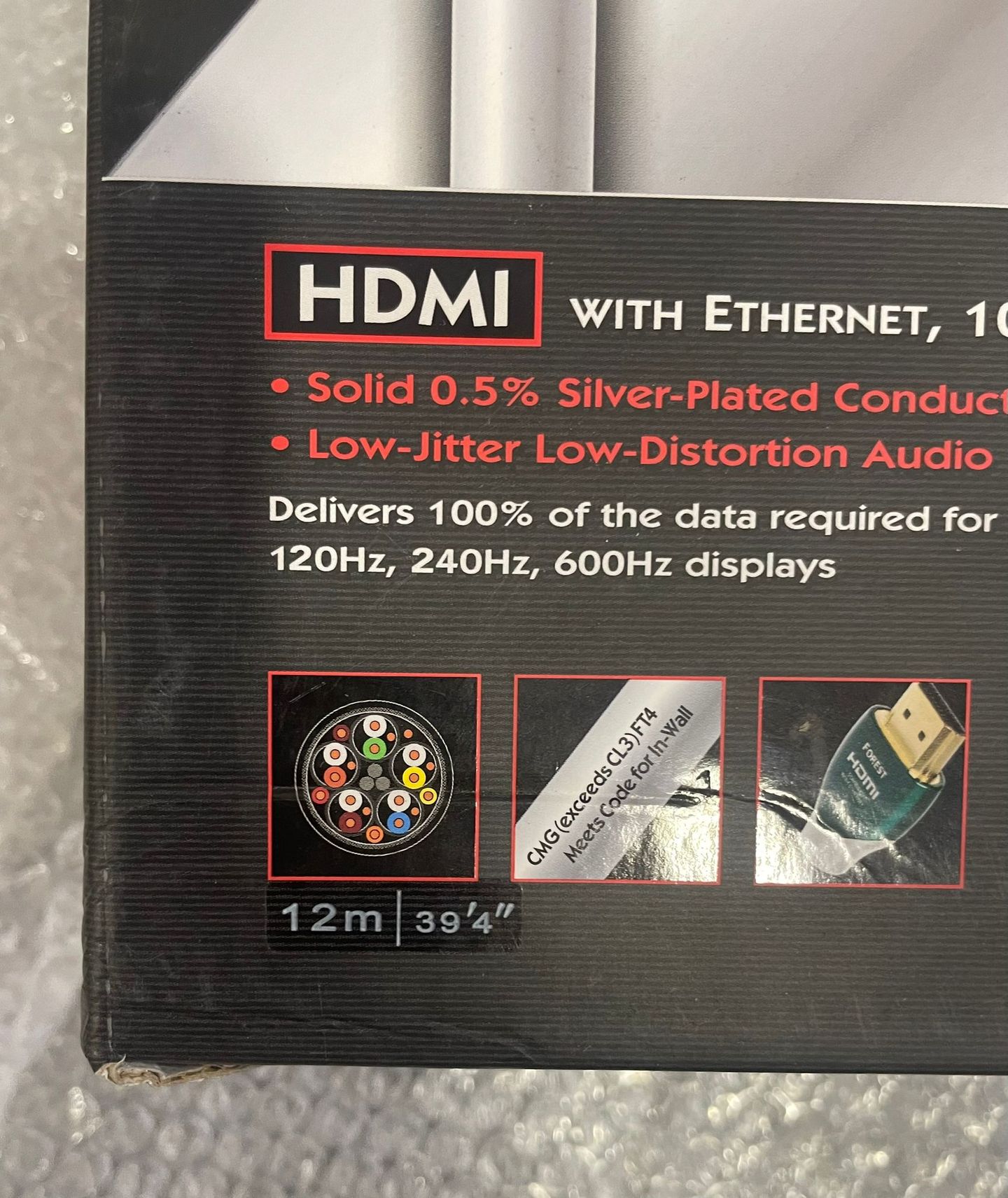 Audio Quest - Audio Quest Forest HDMI Cable - 12 Meter - 5 Audio Quest - Audio Quest Forest HDMI Cable - 12 Meter - 5