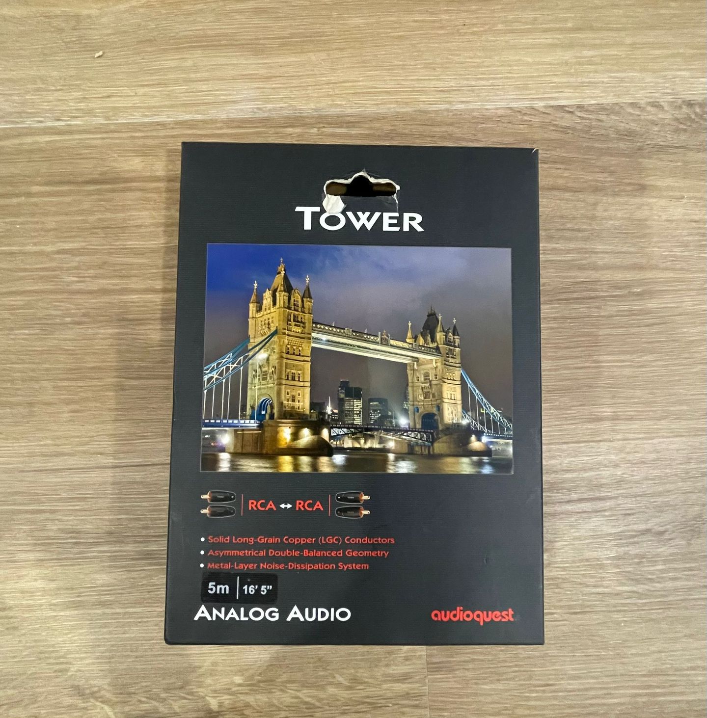 Audio Quest - Audio Quest Tower RCA Interconnect - 5 Meter - main Audio Quest - Audio Quest Tower RCA Interconnect - 5 Meter - main