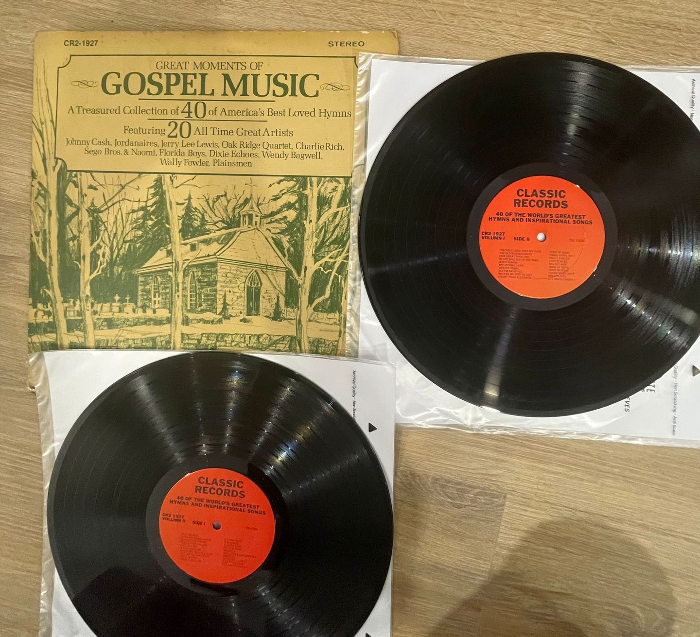 Various - Great Moments of Gospel Music | Classic Records (CR2-1927) - 3