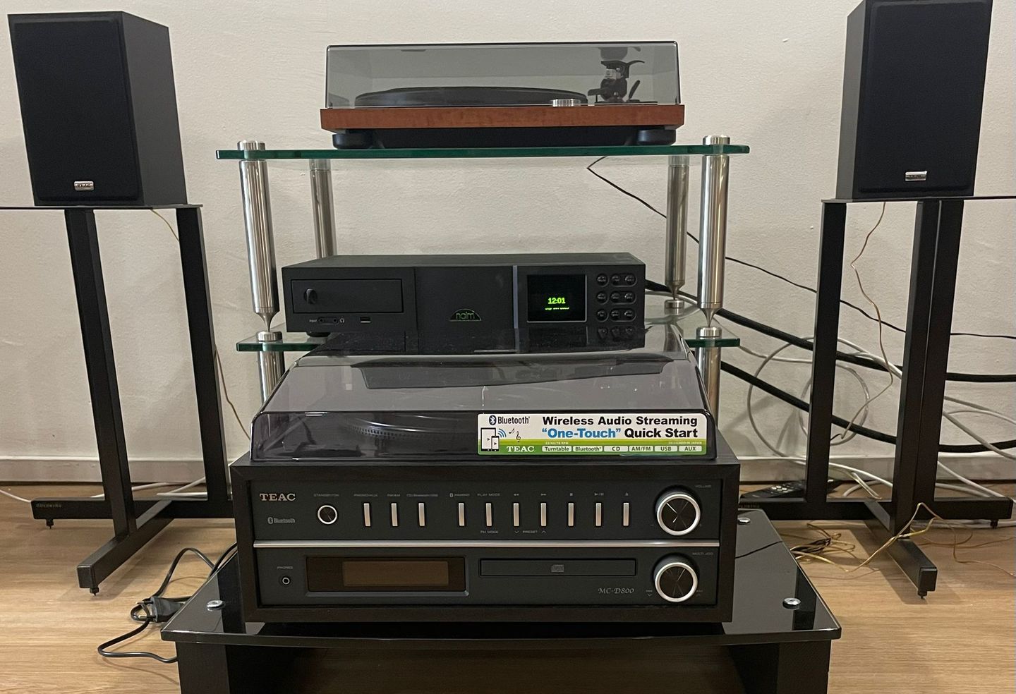 TEAC - TEAC MC-D800 All In One Turntable Speaker, CD System w/ Bluetooth - main