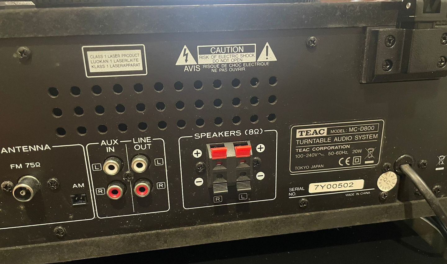 TEAC - TEAC MC-D800 All In One Turntable Speaker, CD System w/ Bluetooth - 6
