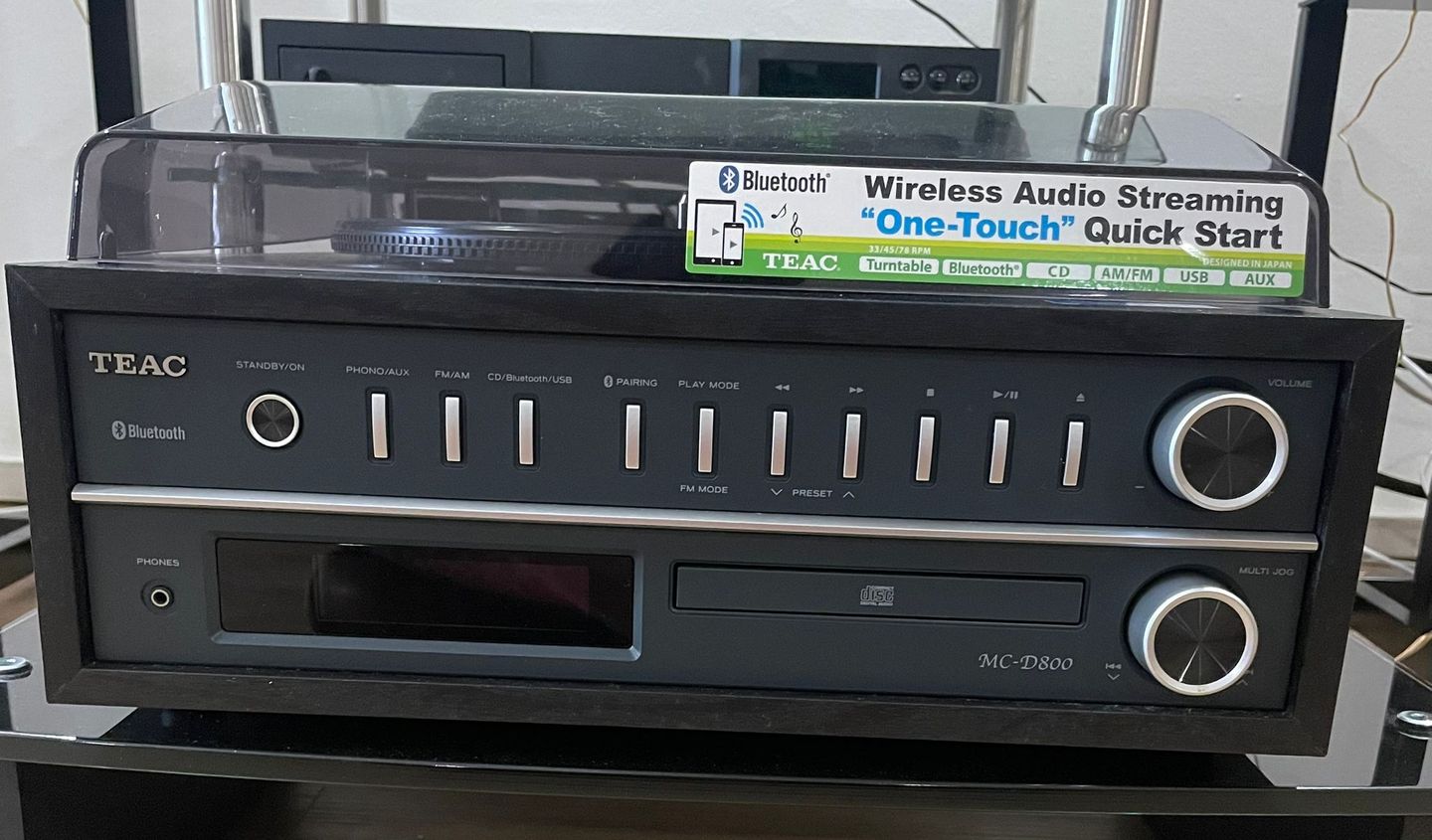 TEAC - TEAC MC-D800 All In One Turntable Speaker, CD System w/ Bluetooth - 3