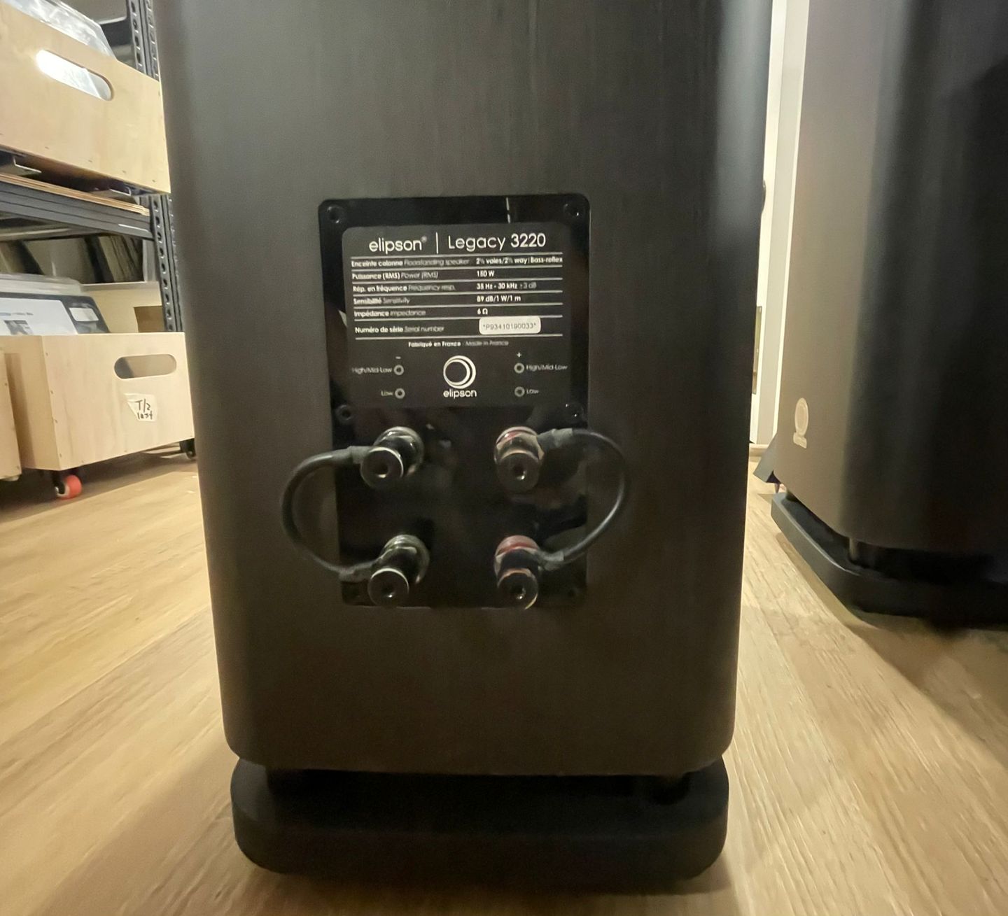 Elipson - Elipson Legacy 3220 Floor Standing Speakers (Black) Pair - 7 Elipson - Elipson Legacy 3220 Floor Standing Speakers (Black) Pair - 7