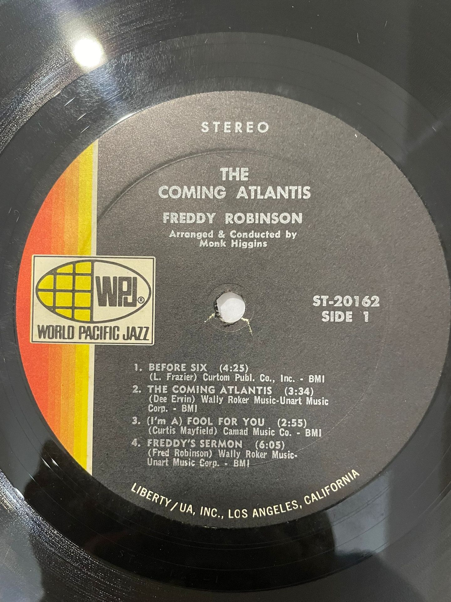 Freddy Robinson - The Coming Atlantis | World Pacific Jazz (ST-20162) - 5