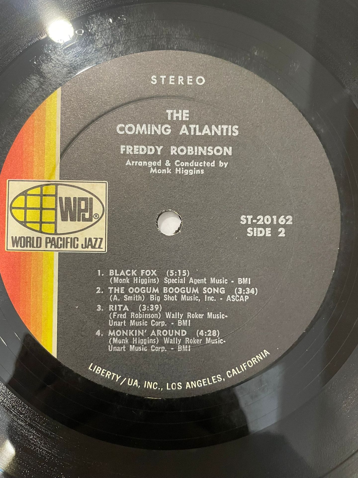 Freddy Robinson - The Coming Atlantis | World Pacific Jazz (ST-20162) - 4