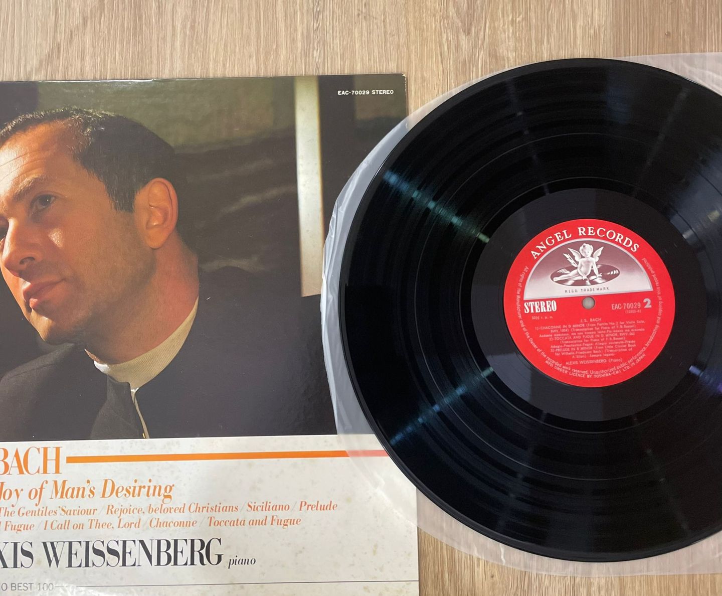 Weissenberg* - Jean-Sébastien Bach  &  Weissenberg - Jean-Sébastien Bach - Jésus, Que Ma Joie Demeure Et Les Grandes Transcriptions De Jean-Sébastien Bach | EMI-Angel (EAC-70029) - 3