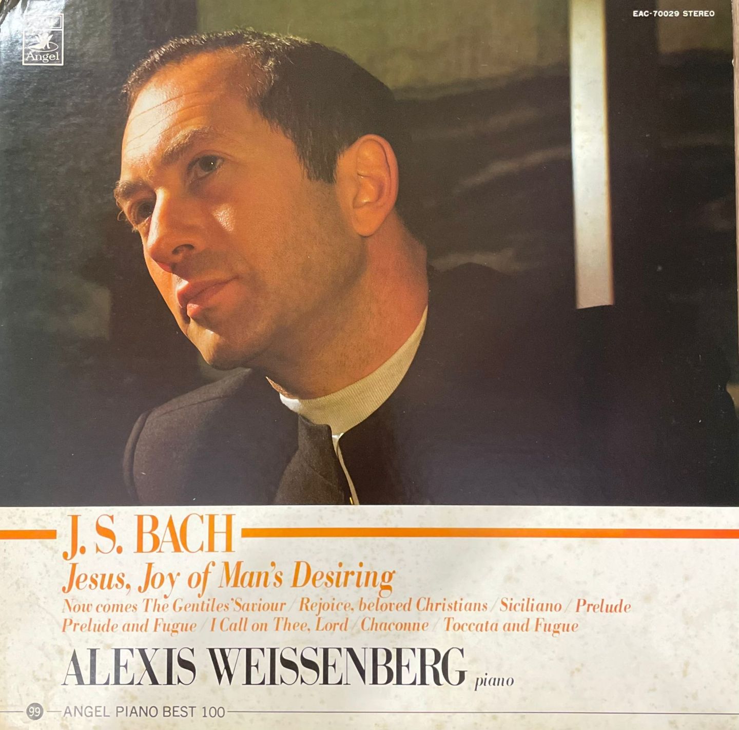 Weissenberg* - Jean-Sébastien Bach  &  Weissenberg - Jean-Sébastien Bach - Jésus, Que Ma Joie Demeure Et Les Grandes Transcriptions De Jean-Sébastien Bach | EMI-Angel (EAC-70029) - main