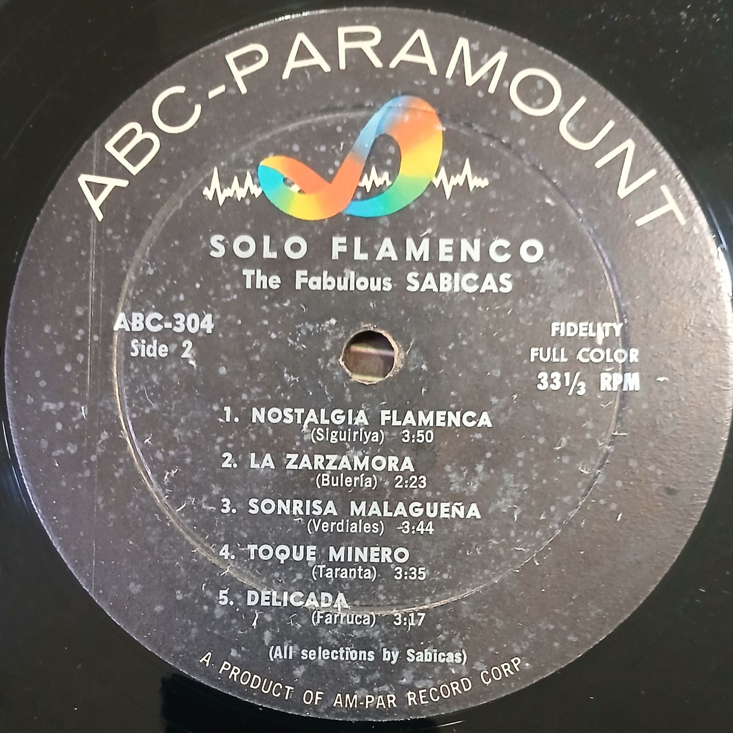 Sabicas - Solo Flamenco | ABC-Paramount (ABC 304) - 4