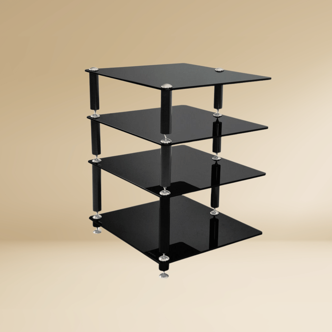 Norstone - Norstone Bergen 2 Hifi AV Rack (Black)