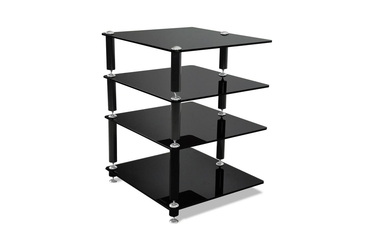 Norstone - Norstone Bergen 2 Hifi AV Rack (Black) - main Norstone - Norstone Bergen 2 Hifi AV Rack (Black) - main