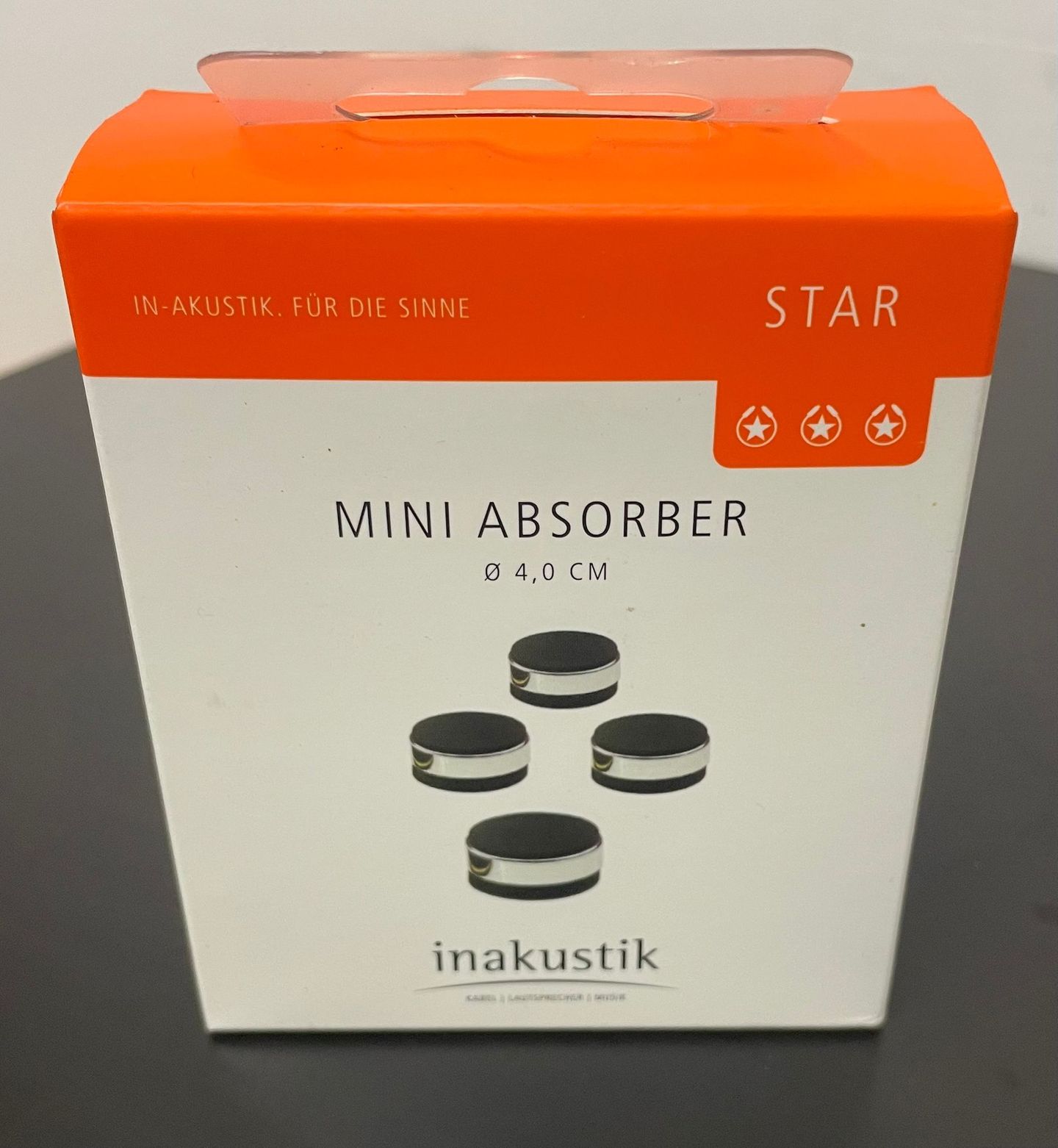 Inakustik - Inakustik Mini Absorber Chrome (set of 4) Inakustik - Inakustik Mini Absorber Chrome (set of 4)