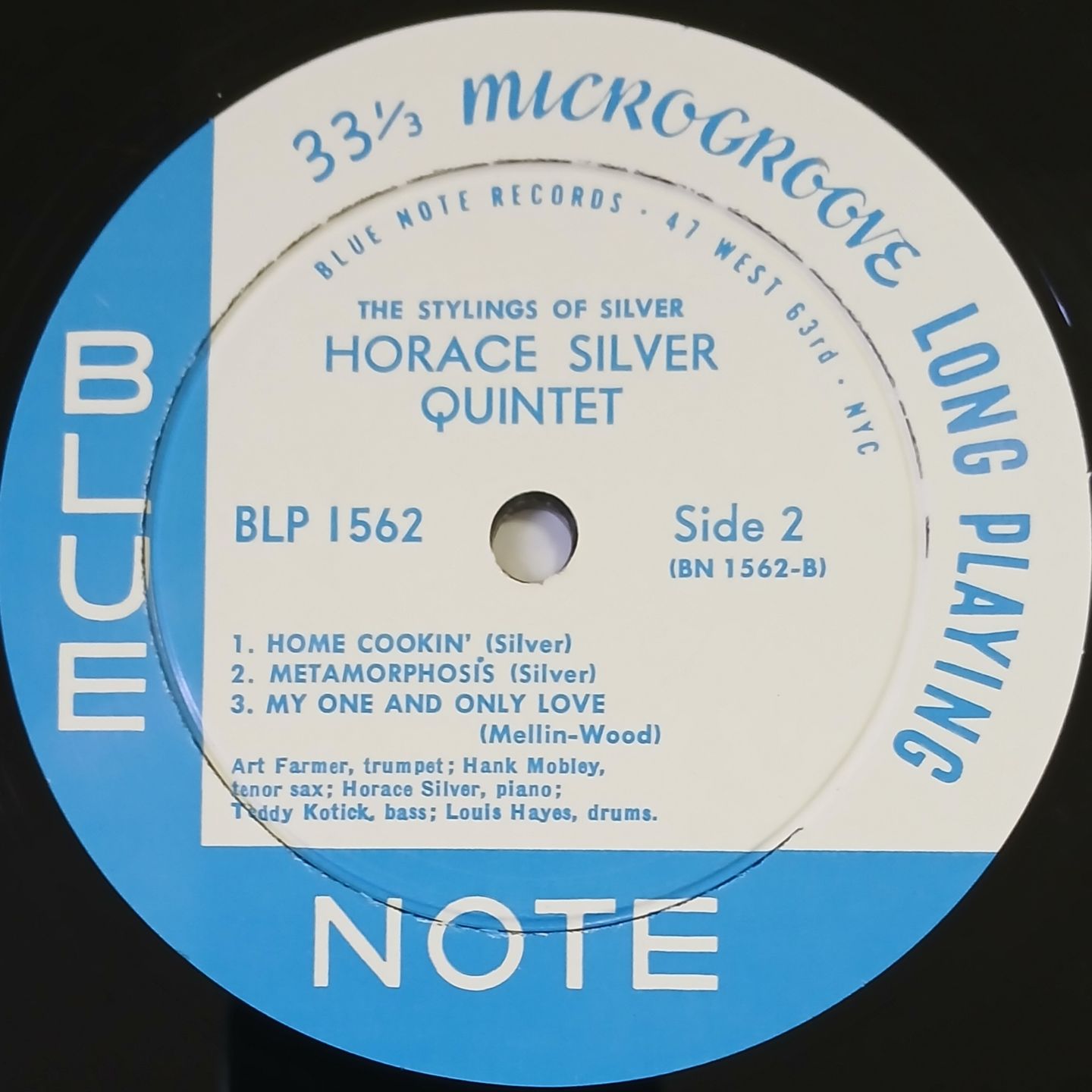 The Horace Silver Quintet - The Stylings Of Silver | Blue Note (BLP 1562) - 2