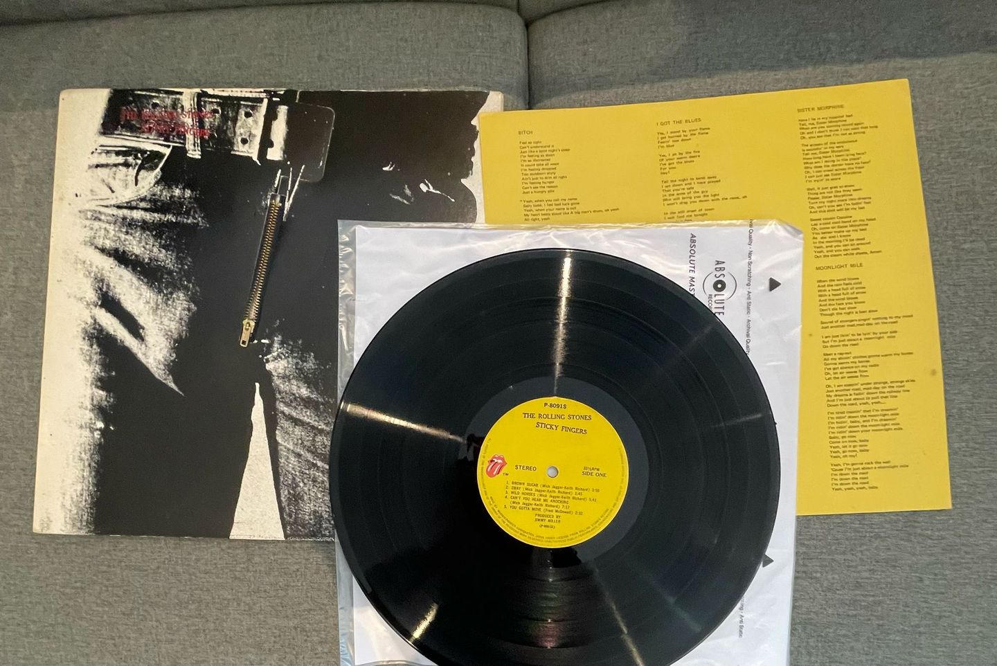 The Rolling Stones - Sticky Fingers | Rolling Stones Records (P-8091S) - 3 The Rolling Stones - Sticky Fingers | Rolling Stones Records (P-8091S) - 3