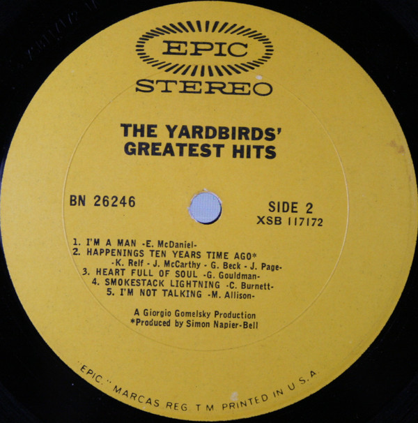 The Yardbirds' Greatest Hits