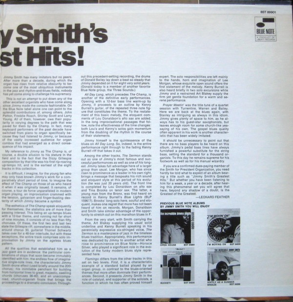 Jimmy Smith's Greatest Hits!