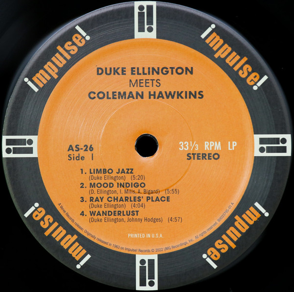 Duke Ellington Meets Coleman Hawkins