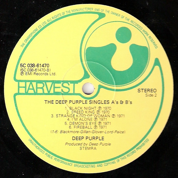 The Deep Purple Singles A's & B's