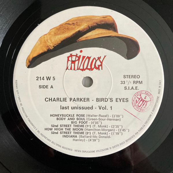Bird's Eyes, Last Unissued, Vol. 1