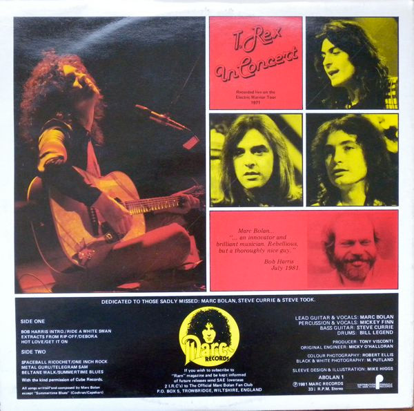 T. Rex In Concert