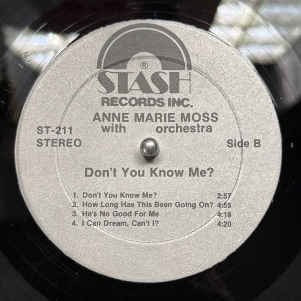 Anne Marie Moss - Don't You Know Me? | Stash Records Inc. (ST-211) - 4 Anne Marie Moss - Don't You Know Me? | Stash Records Inc. (ST-211) - 4