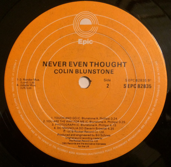 Never Even Thought