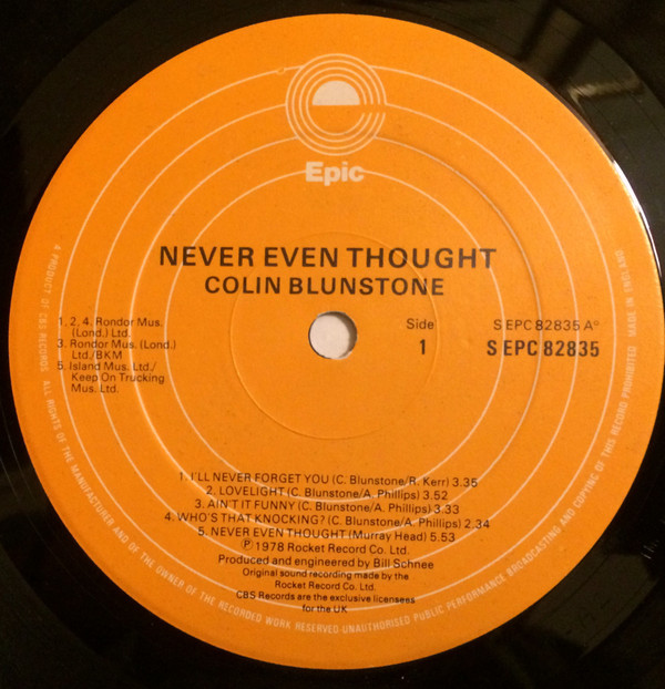 Never Even Thought