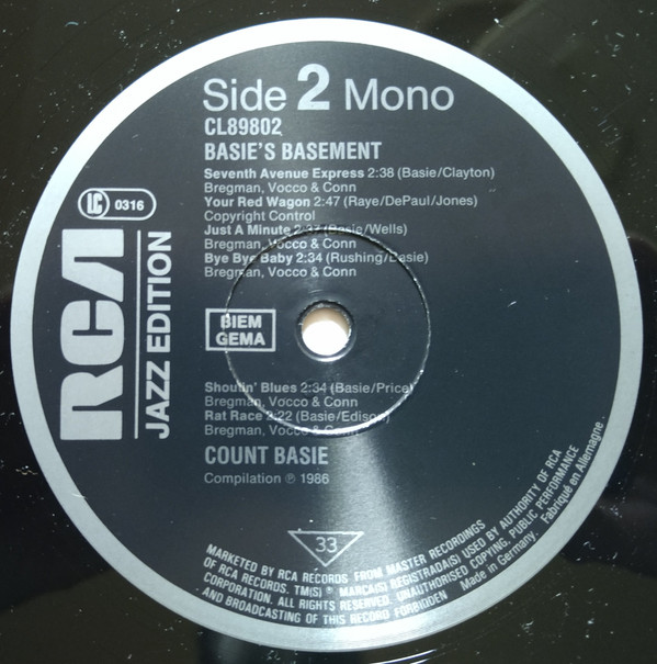 Basie's Basement