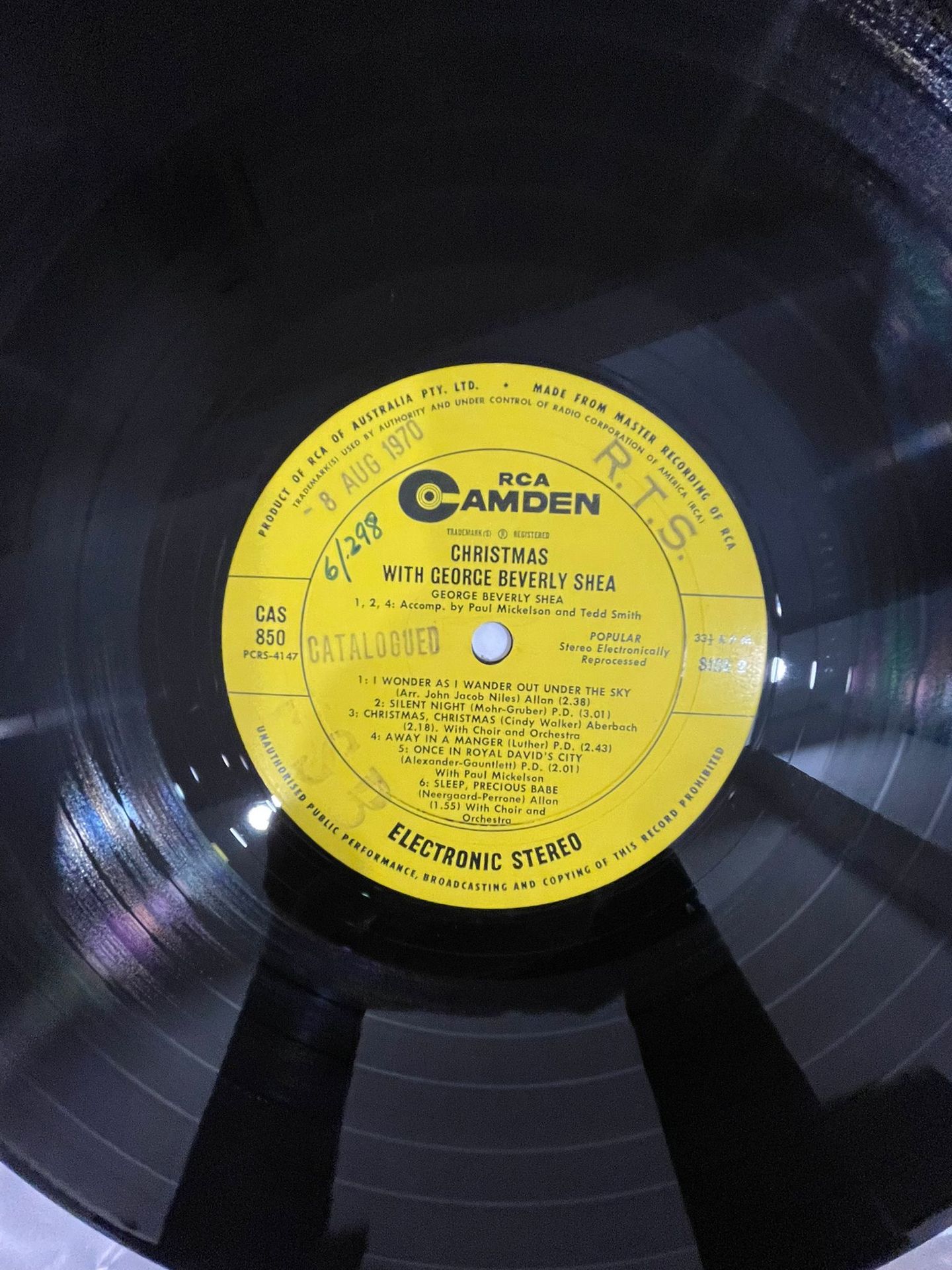 George Beverly Shea - Christmas With George Beverly Shea | RCA Camden (CAS-850) - 4 George Beverly Shea - Christmas With George Beverly Shea | RCA Camden (CAS-850) - 4