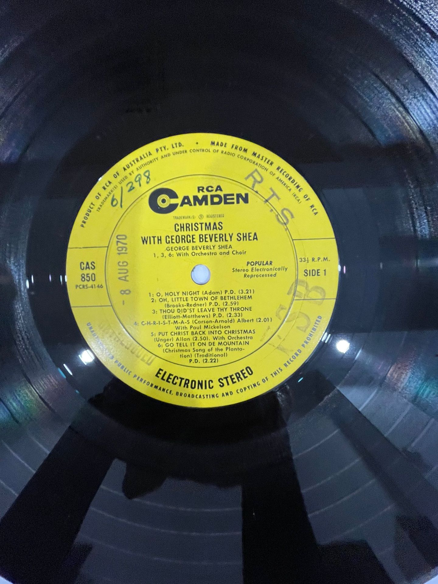 George Beverly Shea - Christmas With George Beverly Shea | RCA Camden (CAS-850) - 5 George Beverly Shea - Christmas With George Beverly Shea | RCA Camden (CAS-850) - 5