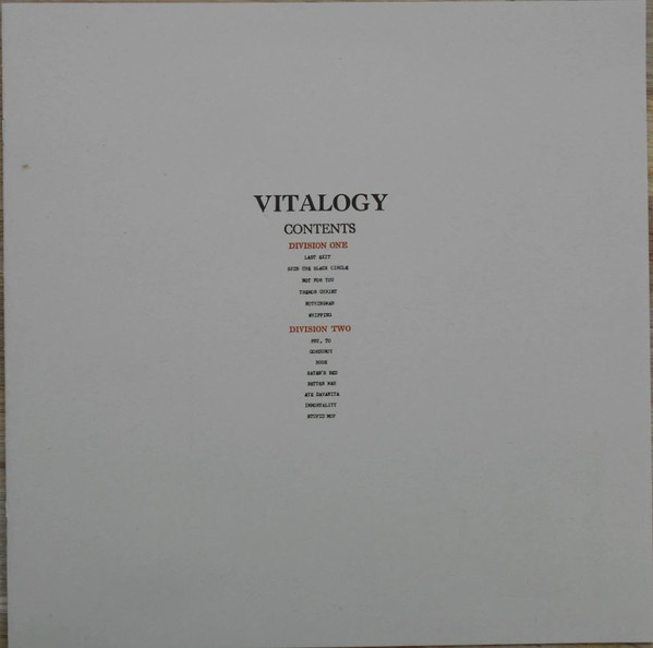 Vitalogy