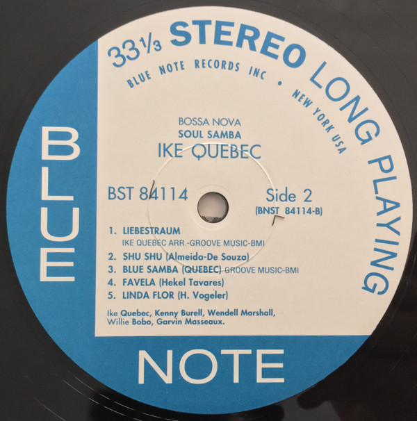 Ike Quebec - Bossa Nova Soul Samba | Classic Records (ST-84114) - 4