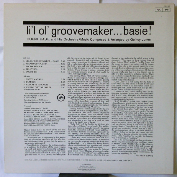 L'il Ol' Groovemaker... Basie!