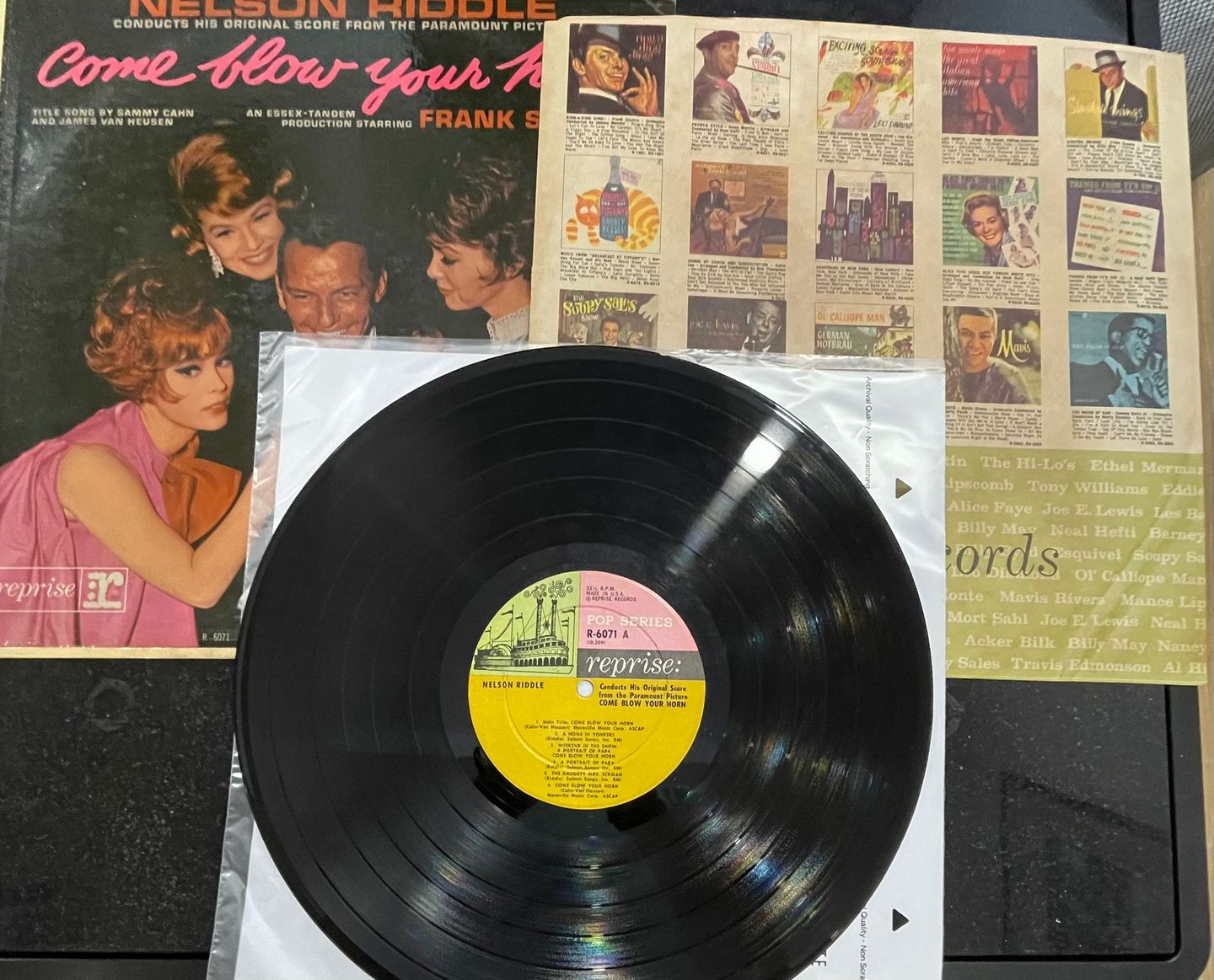 Nelson Riddle - Come Blow Your Horn (Original Score From The Paramount Motion Picture) | Reprise Records (R-6071) - 3 Nelson Riddle - Come Blow Your Horn (Original Score From The Paramount Motion Picture) | Reprise Records (R-6071) - 3