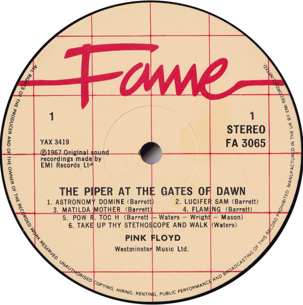 The Piper At The Gates Of Dawn