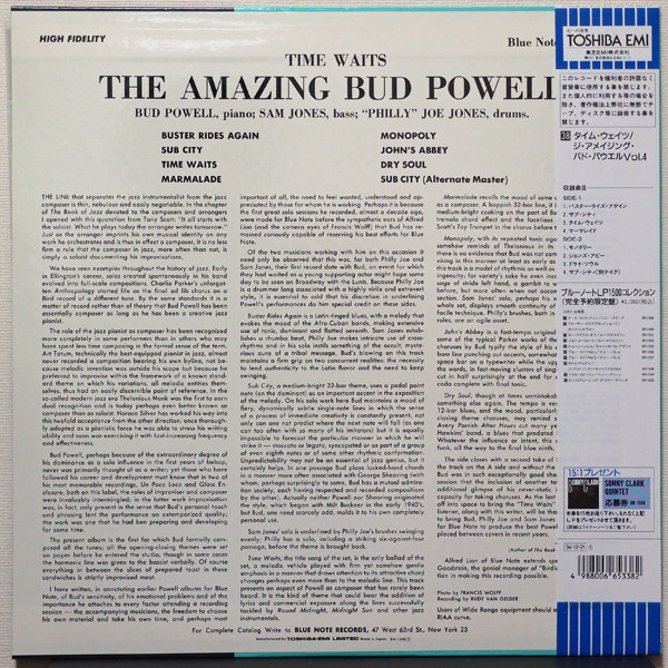 The Amazing Bud Powell, Vol. 4 - Time Waits