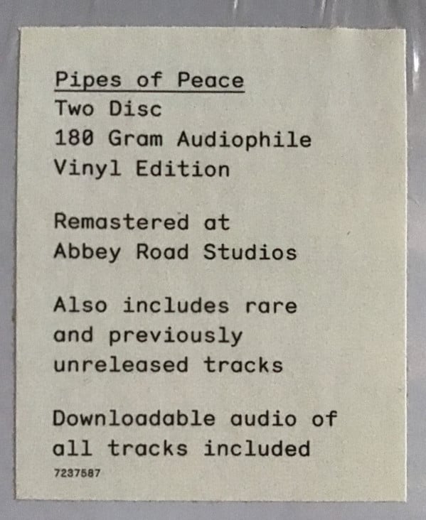 Pipes Of Peace