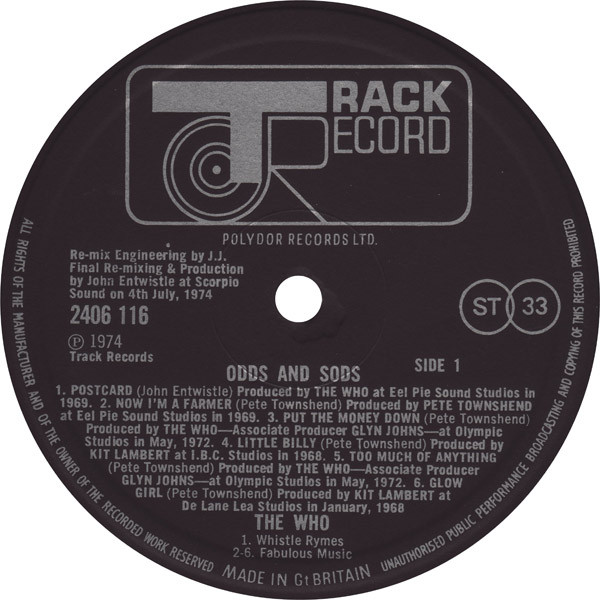 Odds & Sods
