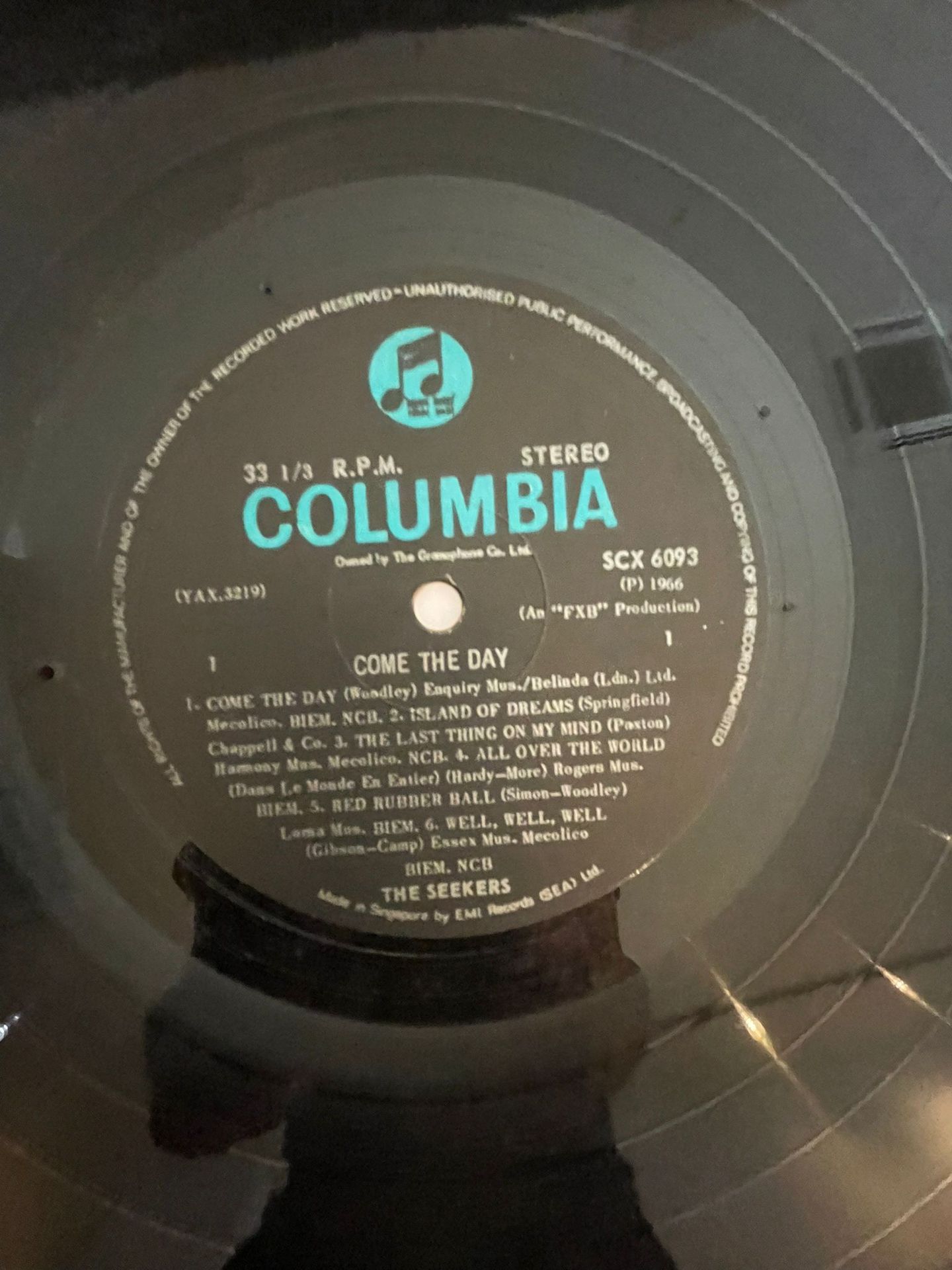 The Seekers - Come The Day | Columbia (SCX 6093) - 4 The Seekers - Come The Day | Columbia (SCX 6093) - 4