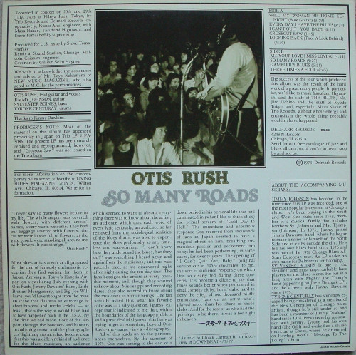 So Many Roads (Live, In Concert