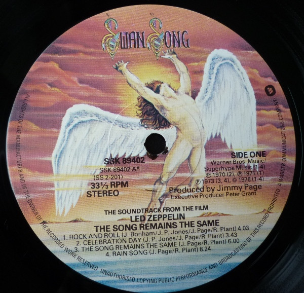 The Soundtrack From The Film The Song Remains The Same