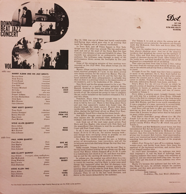 Jazz Horizons: Down Beat Jazz Concert Vol. 2