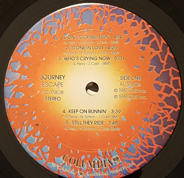 Journey - Escape | Columbia (TC 37408) - 5