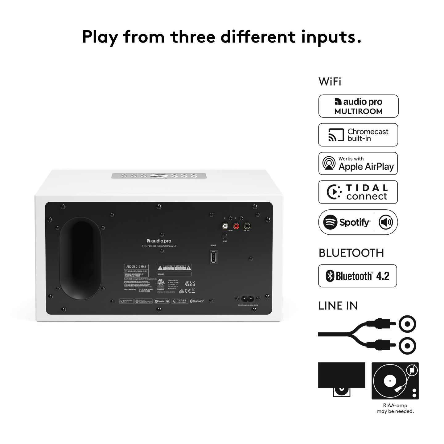Audio Pro - Audio Pro Addon C10 MKII (White, თეთრი) - სპიკერი - 7