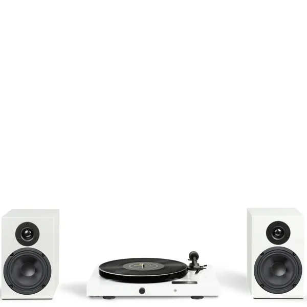 Pro-Ject - Pro-Ject Juke Box E1 HiFi Set (White, თეთრი) - ფირსაკრავი + სპიკერები - სეტი - main
