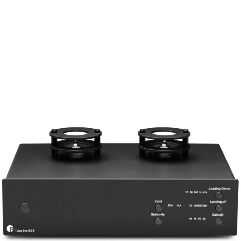 Pro-Ject - Pro-Ject Tube Box S3 B (Black, შავი) - ფონო-პრეგამაძლიერებელი - main