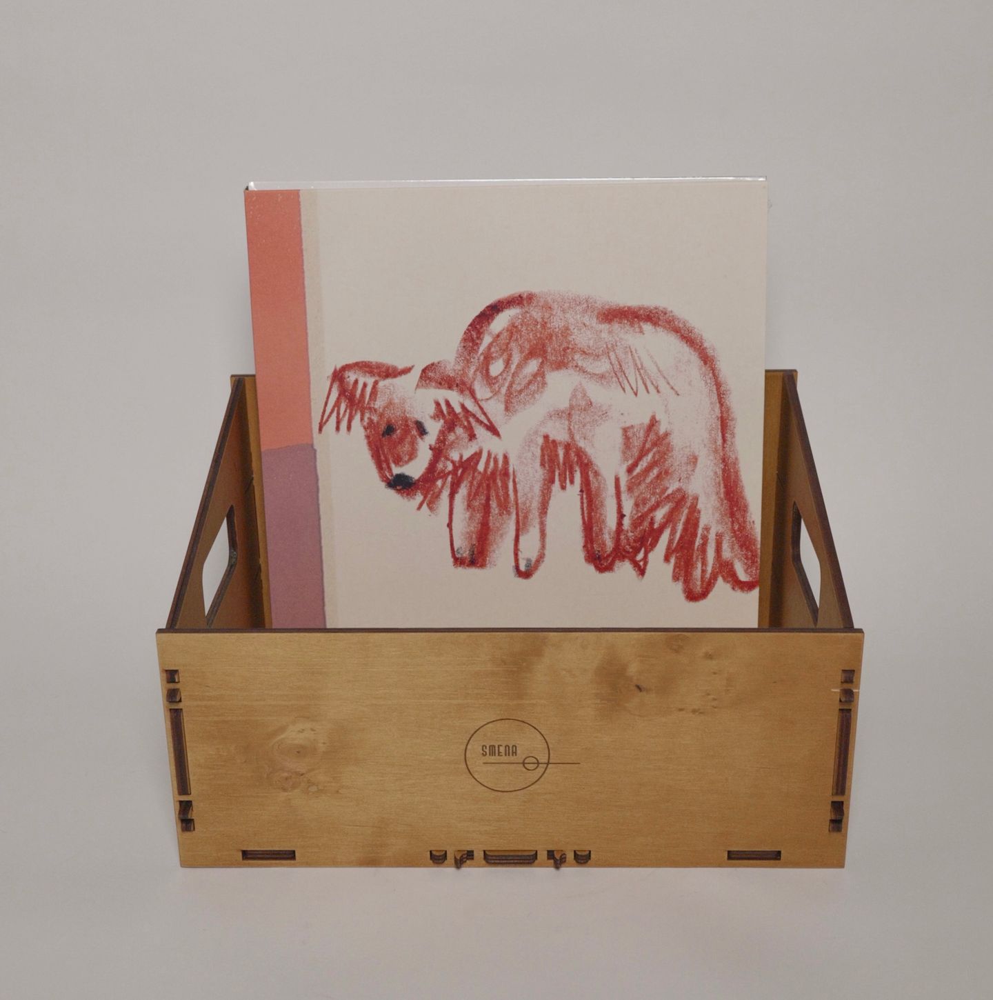 Smena - Smena Vinyl Box (Oak / მუხა) - ფირფიტების ყუთი Smena - Smena Vinyl Box (Oak / მუხა) - ფირფიტების ყუთი