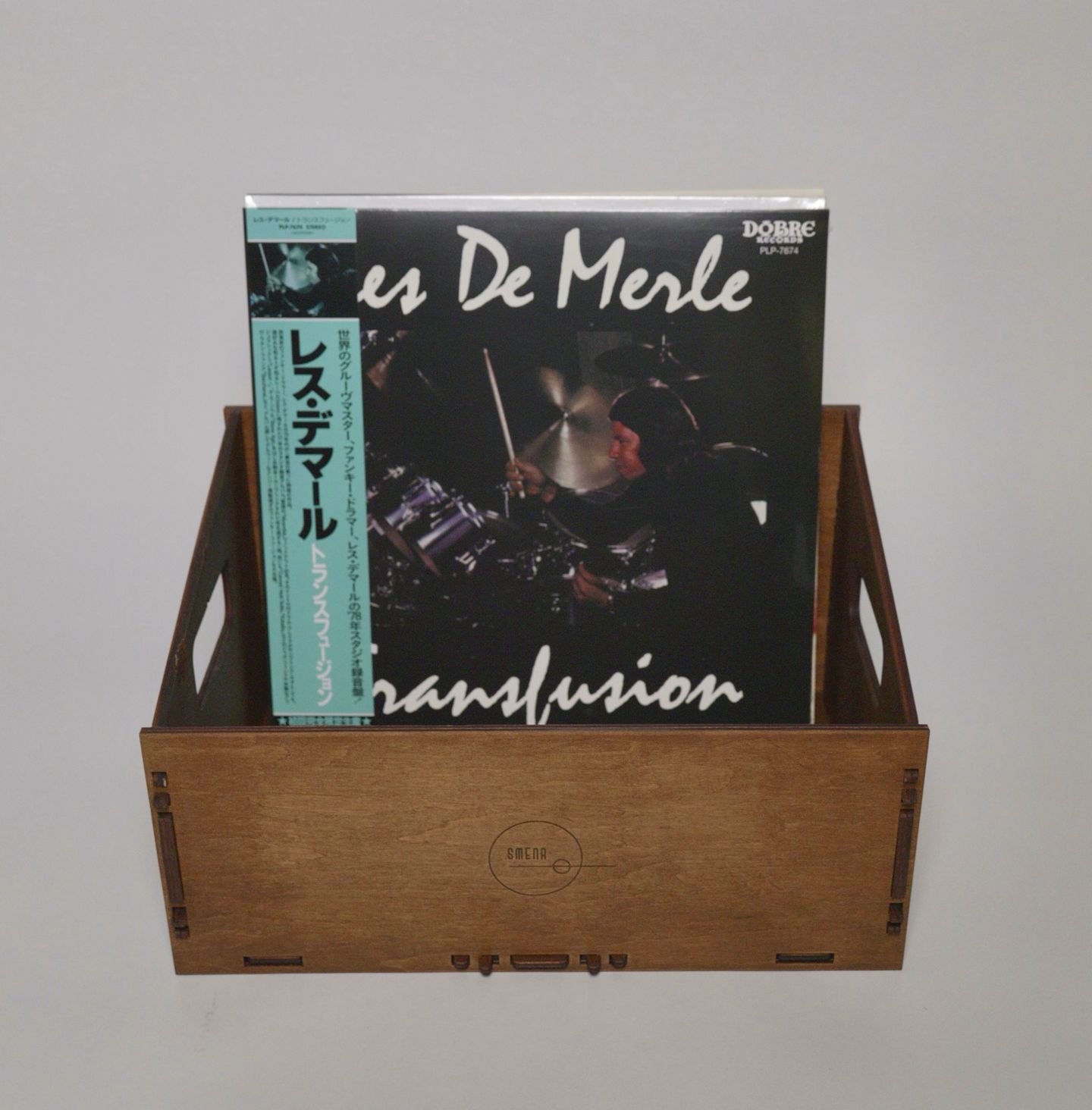 Smena - Smena Vinyl Box (Walnut / კაკალი) - ფირფიტების ყუთი - main Smena - Smena Vinyl Box (Walnut / კაკალი) - ფირფიტების ყუთი - main